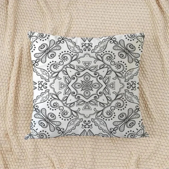 Modern Chabby Chic Accent Pillow Cover - Picture 3 of 5